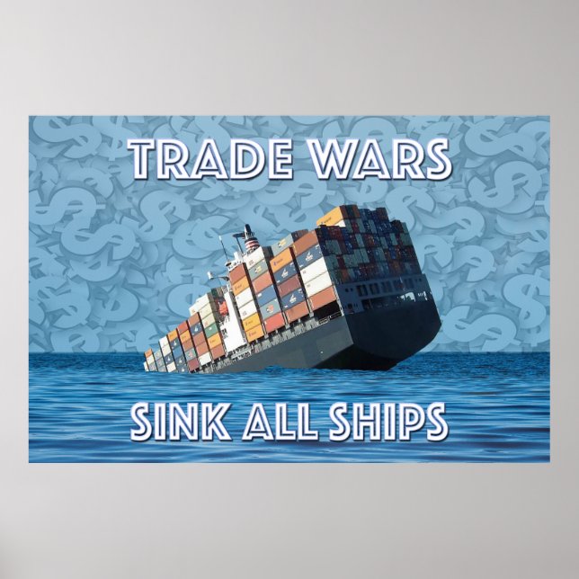 Trade Krig Sink All Fraktass Poster (Framsidan)