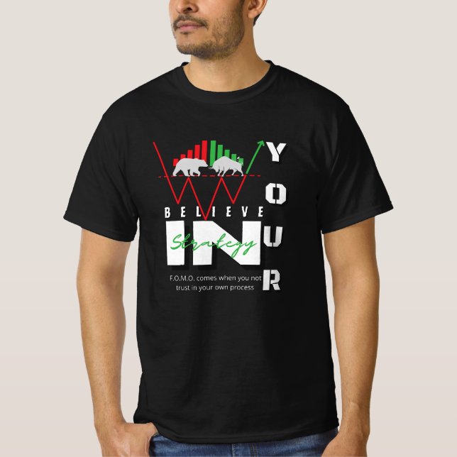 Trade Motivation | Bullish | Pattern T Shirt (Framsida)