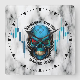 Trade Motivation | Skull N Marble | Remember Fyrkantig Klocka