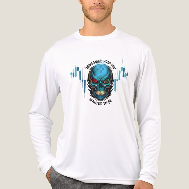 Trade Motivation | Skull | Remember  T Shirt (Framsida)