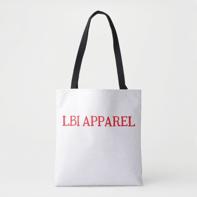 TRADEMARKED LBI APPAREL TOTE BAG TYGKASSE (Framsida)