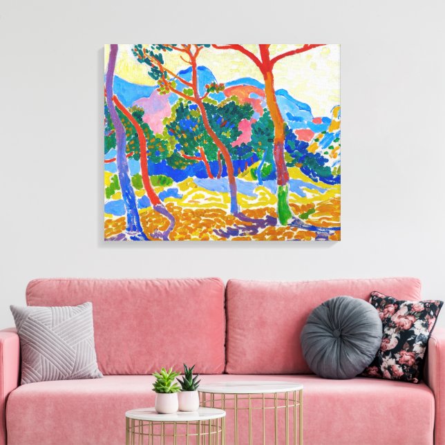 Träden | Andre Derain | Canvastryck (Insitu (Vardagsrum))