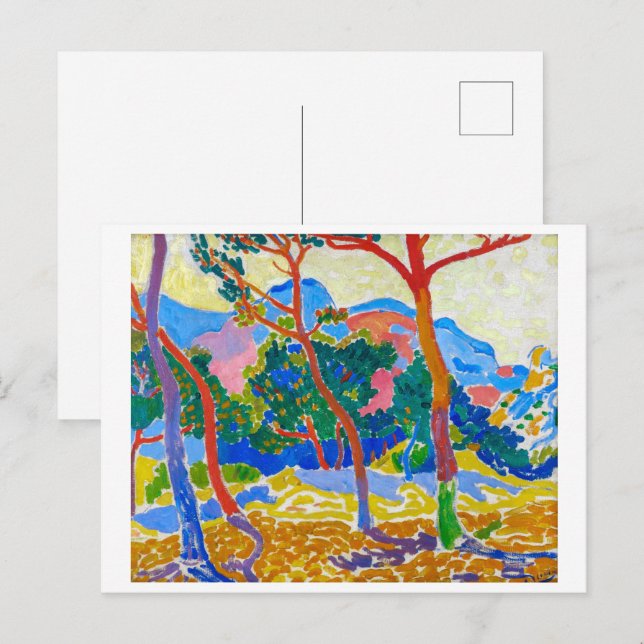 Träden | Andre Derain | Vykort (Fram/baksida)