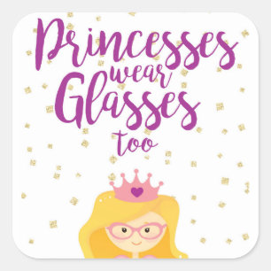 Träder Bära Glass till Stickers Fyrkantigt Klistermärke