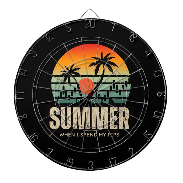 Trader design | Summer | Funny Darttavla (Framsidan)
