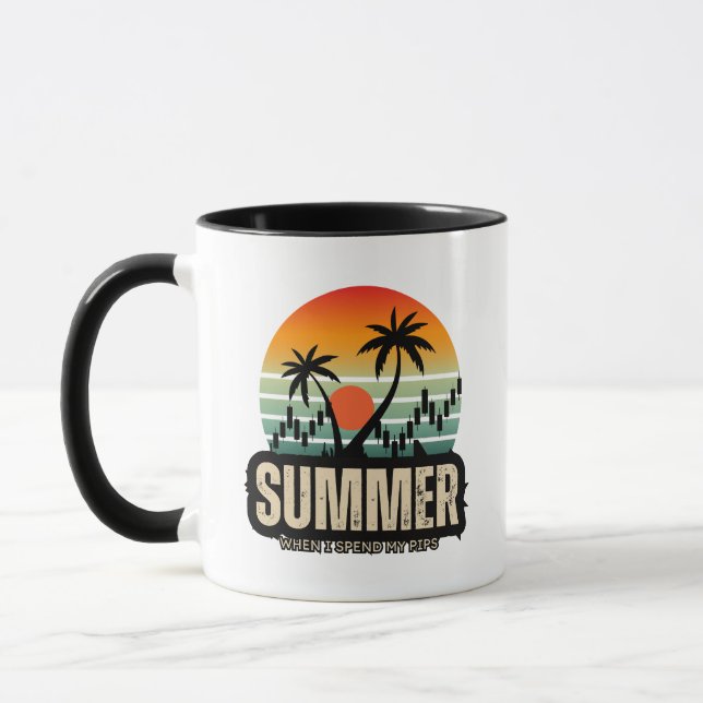 Trader design | Summer | Funny Mugg (Vänster)