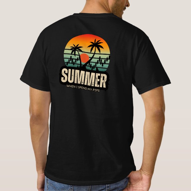 Trader design | Summer | Funny T Shirt (Baksida)