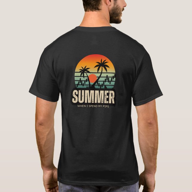 Trader design | Summer | Funny T Shirt (Baksida)