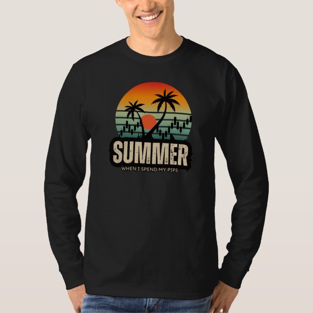 Trader design | Summer | Funny T Shirt (Framsida)