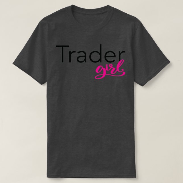 Trader Girl 1 T Shirt (Design framsida)