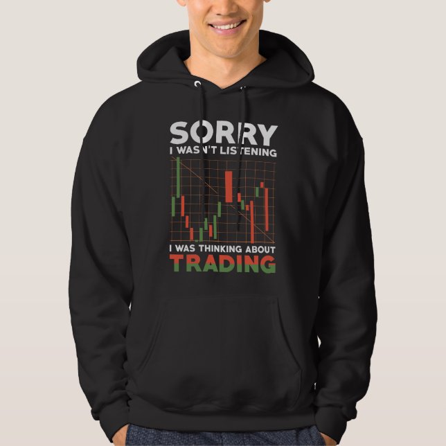 Trader Lagrar Investor Gift Hoodie (Framsida)