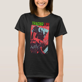 Trader Life Crypto Lagrar Trading Bullish Bearish  T Shirt