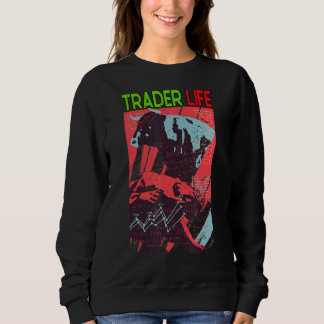 Trader Life Crypto Lagrar Trading Bullish Bearish T Shirt