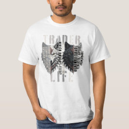 Trader life | Wolf | Both sides T Shirt
