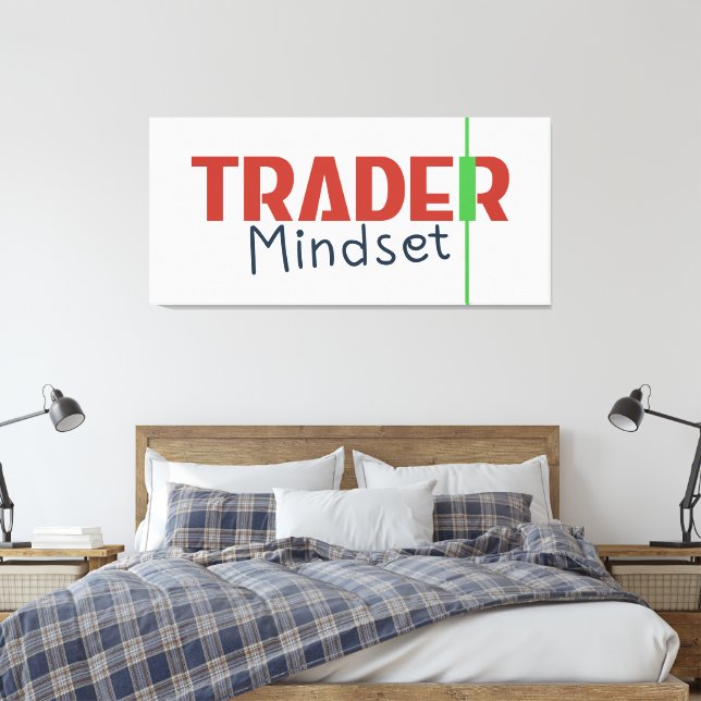 Trader Mentalitet – Disciplin Fokuserad Handel Canvastryck (Insitu (sovrum))