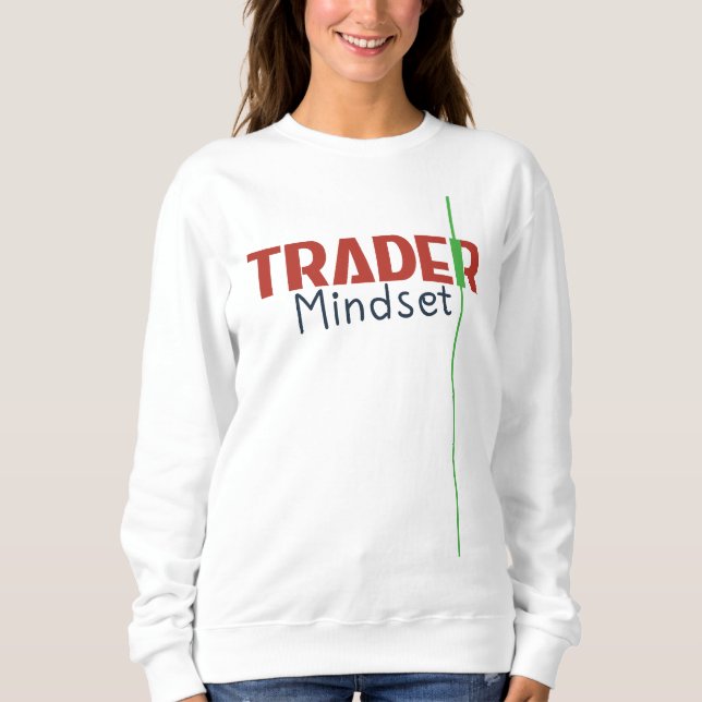 Trader Mentalitet – Disciplin Fokuserad Handel T Shirt (Framsida)