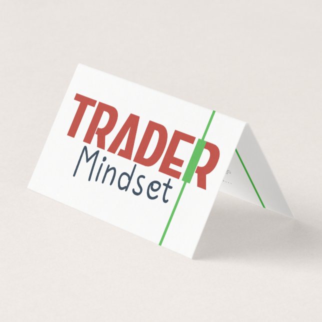Trader Mindset – Disciplin Fokuserad Handel Kort (Framsida)