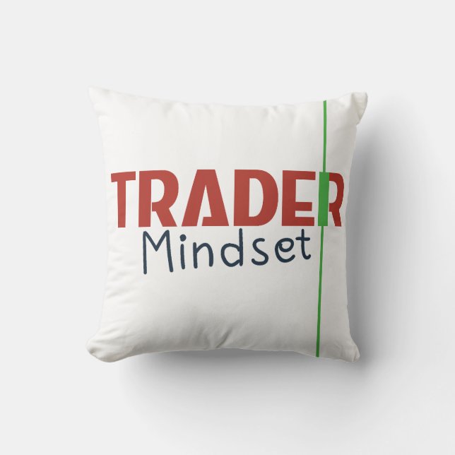 Trader Mindset – Discipline, Focus, Trading Psycho Kudde (Framsida)