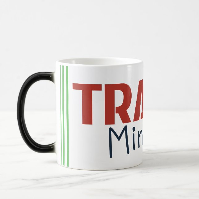 Trader Mindset – Discipline, Focus, Trading Psycho Magisk Mugg (Vänster)