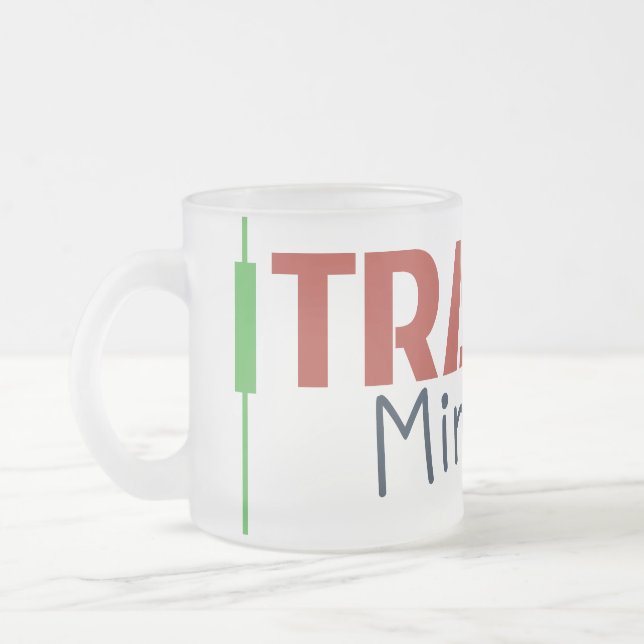 Trader Mindset – Discipline Focused Trading Frostad Glasmugg (Vänster)