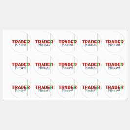 Trader Mindset – Discipline Focused Trading Klistermärke