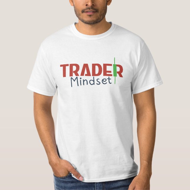 Trader Mindset – Discipline Focused Trading T Shirt (Framsida)
