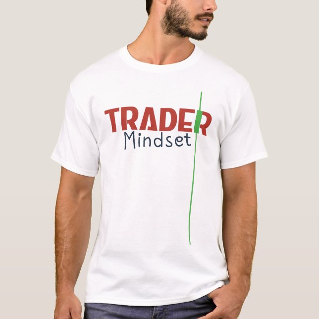 Trader Mindset – Discipline Focused Trading T Shirt (Framsida)