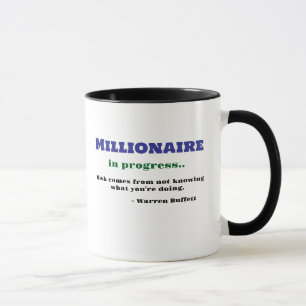 Trader Mugg, Warren Buffett Quote - Tea Coffee Kop Mugg