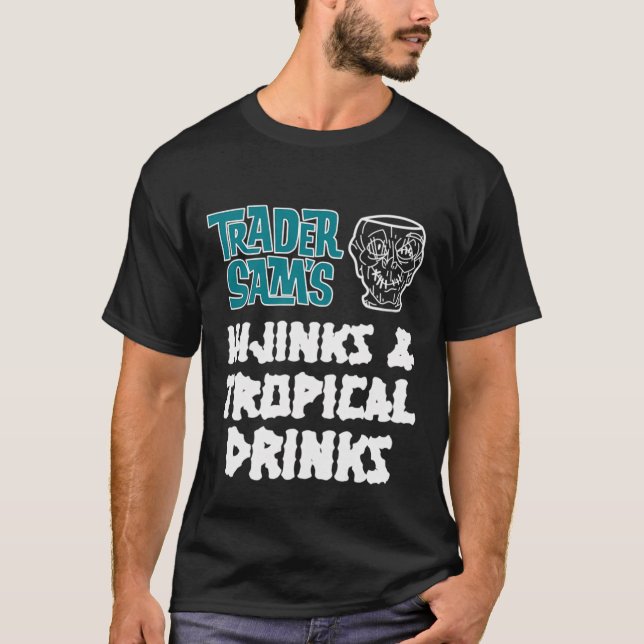 Trader Sam'S - Hijinks  Tropical Drinks T Shirt (Framsida)