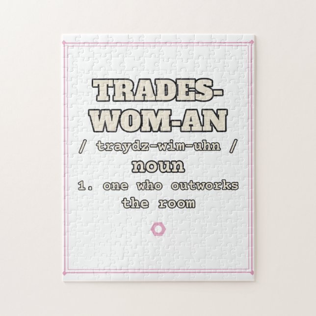 Trades-Wom-An — Pussel (Vertikal)