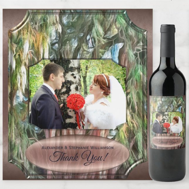 Trädet Tule Tack OAX1 Vinflaska Etikett (Skapare uppladdad)