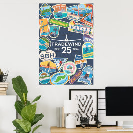 Tradewind 25-årsjubileum Vertikal affisch