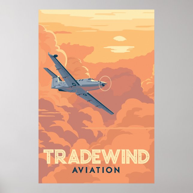 Tradewind Aviation Poster (Framsidan)