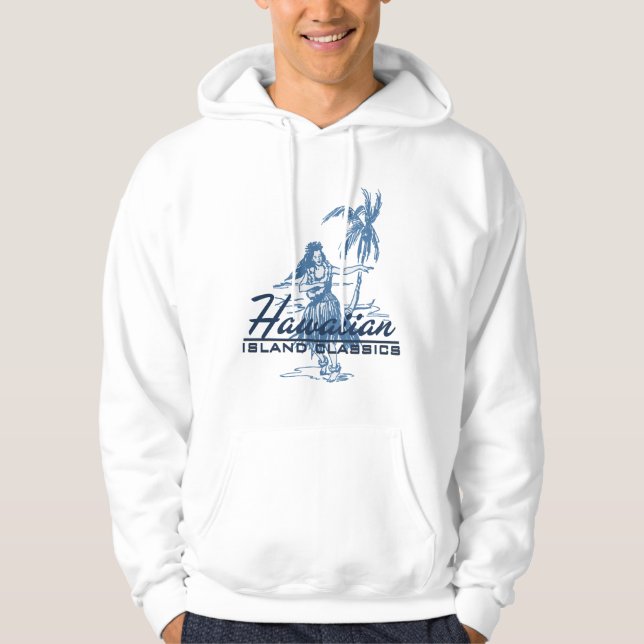 Tradewinds hawaianska manar utslagsplats sweatshirt med luva (Framsida)