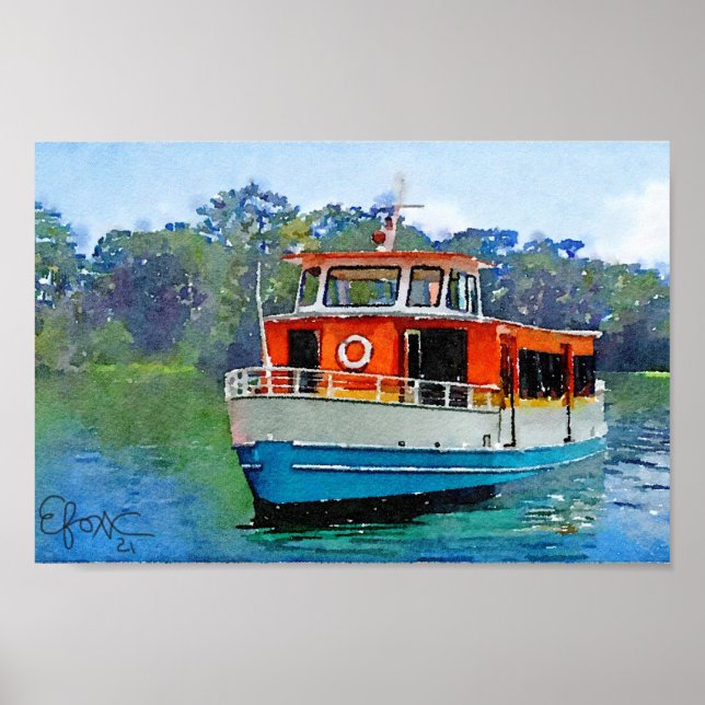 Tradewinds maiden voyage poster (Framsidan)