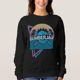 Trädfällare Träarbeten Retro T Shirt