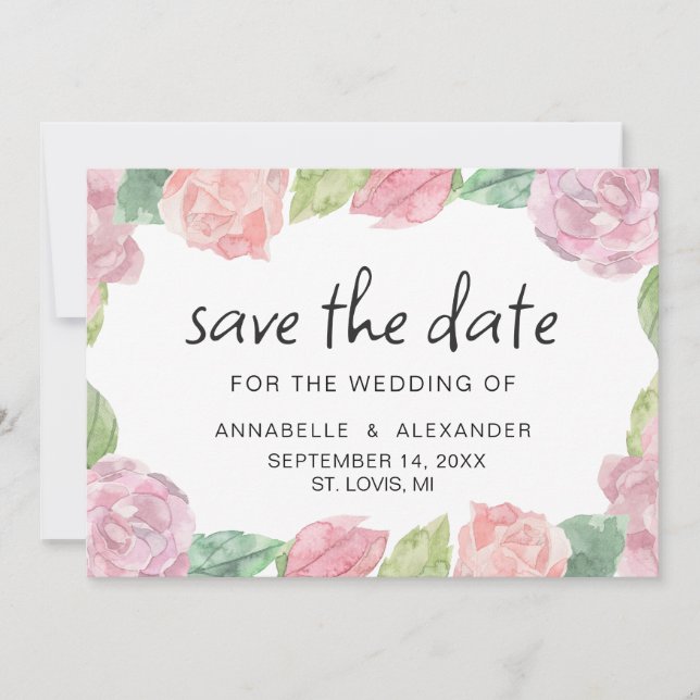 Trädfärgsblomma blommar. Blommigt bröllop Spara Datumet (Framsida)