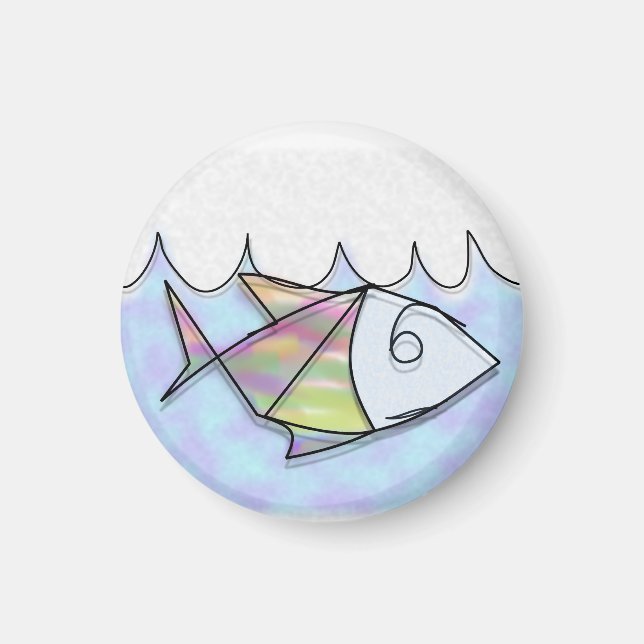 Trådfisk Magnet (Framsidan)