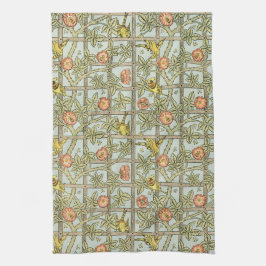 Trädgaller av William Morris, Vintage trädgårdstex Kökshandduk