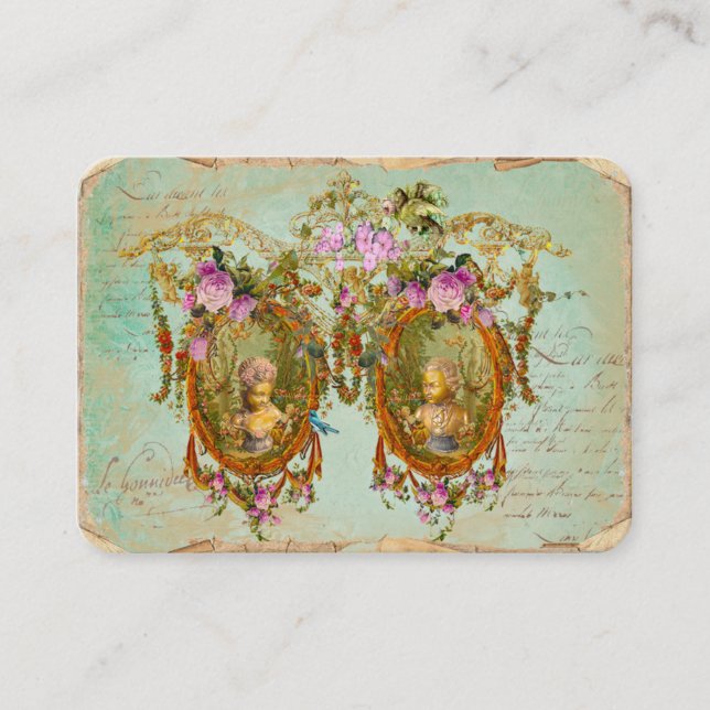 Trädgård av Ancientsvisitkorten för Nordeens Visitkort (Framsida)