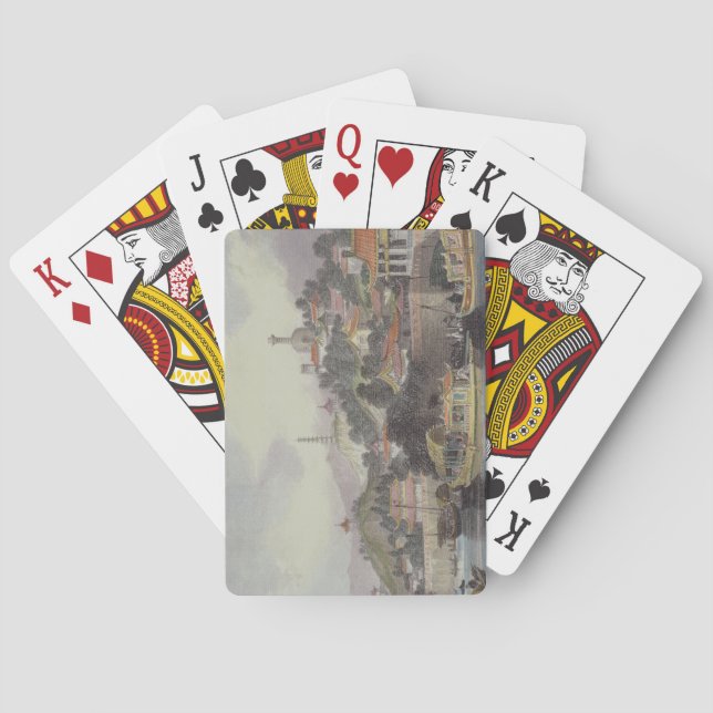 Trädgård av den imperialistiska slotten, Peking, Kortlek (Baksidan)