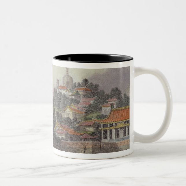 Trädgård av den imperialistiska slotten, Peking, Två-Tonad Mugg (Höger)