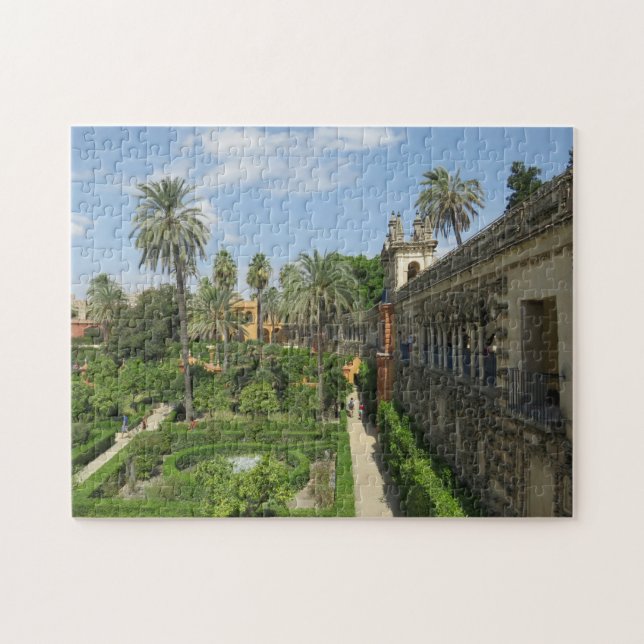 Trädgård av den kungliga alcazaren, Seville, Pussel (Horisontell)