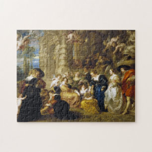 Trädgård av det kärlekPeter Paul Rubens mäster Pussel