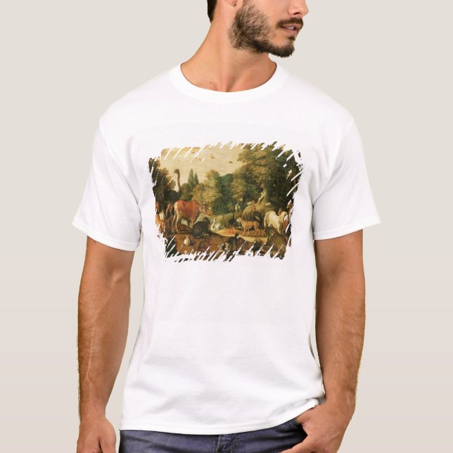 Trädgård av Eden (olja på kanfas) T Shirt (Framsida)