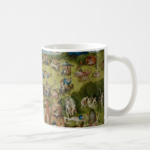 Trädgård av jordiska fröjder, 1490-1500 kaffemugg