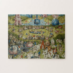 Trädgård av jordiska fröjder, 1490-1500 pussel