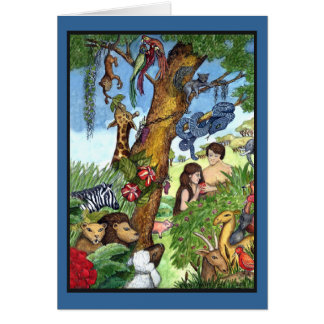 Trädgård av skräddarsy Eden - Hälsningskort