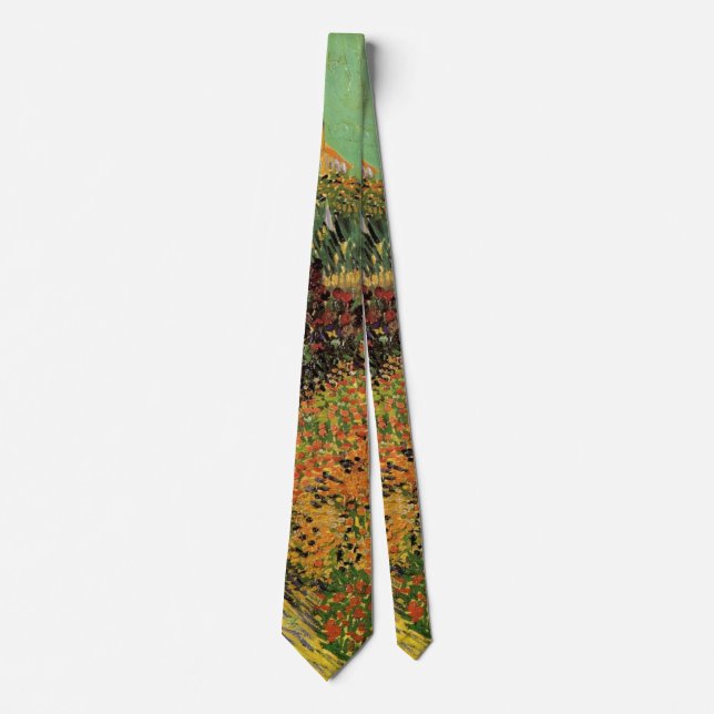Trädgård bakom ett hus av Vincent van Gogh Slips (Framsida)