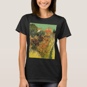 Trädgård Bakom ett Hus av Vincent van Gogh Tee Shirt